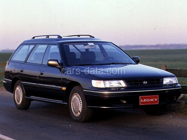 Subaru Legacy Estate 2.0 GL 1991 front view