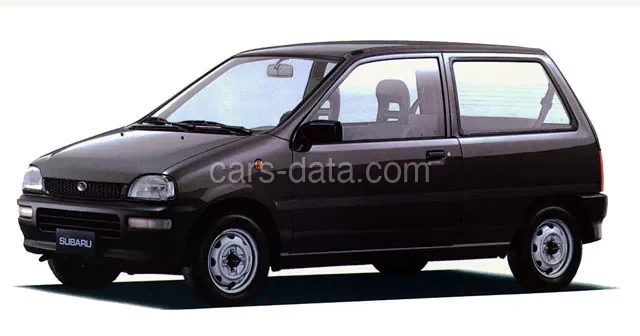 Subaru Mini Jumbo 4 SDX 1989 front view