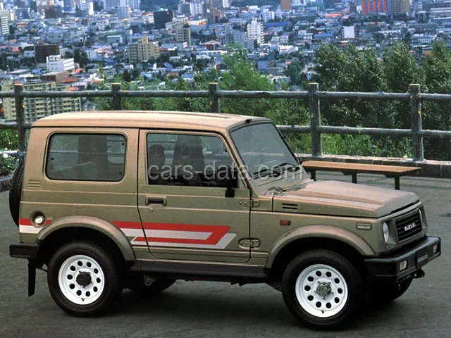 Suzuki Samurai Metal Top De Luxe 1988 front view