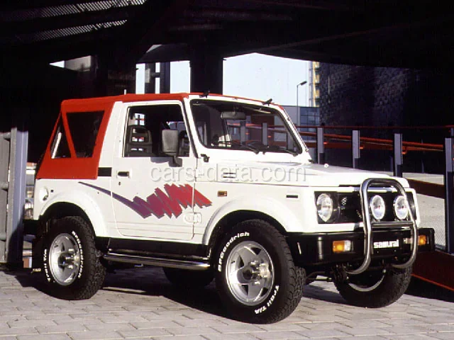 Suzuki Samurai Cabrio De Luxe 1988 front view