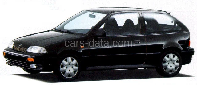 Suzuki Swift 1.3 GTi 1991 front view