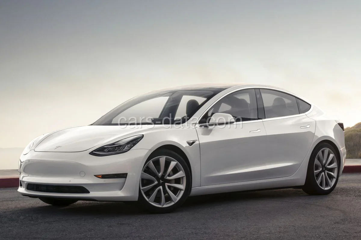 Tesla Model 3 Performance AWD 2019 front view