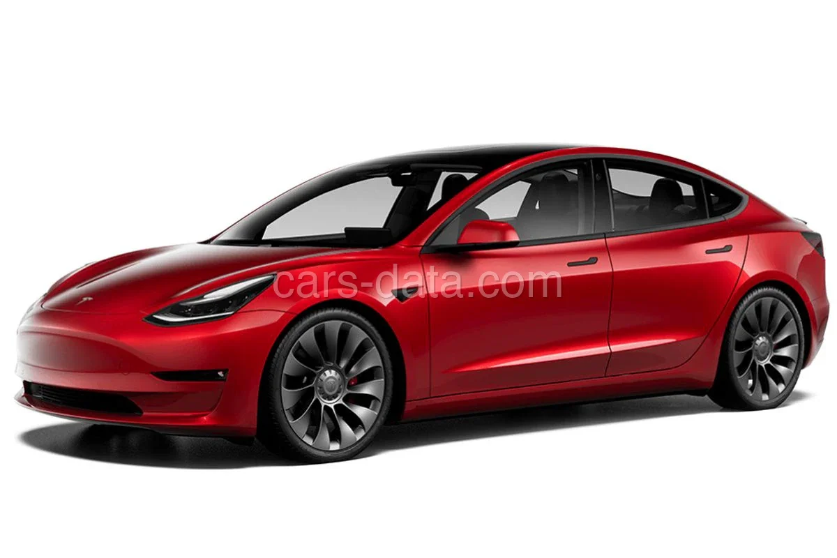 Tesla Model 3 Performance AWD 2020 front view