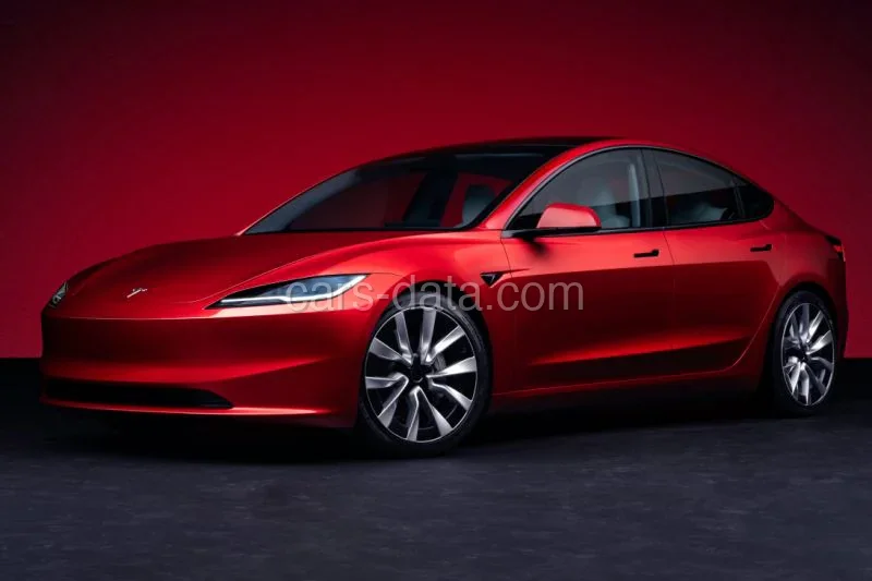 Tesla Model 3 RWD 2025 front view