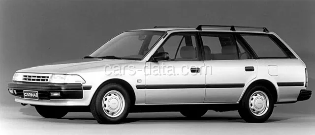 Toyota Carina II Estate 2.0 D XL 1988 front view
