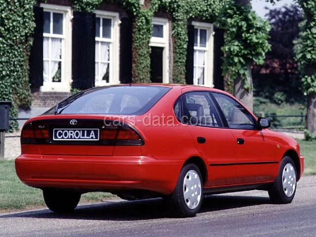 Toyota Corolla Liftback 2.0 D XL 1993 front view
