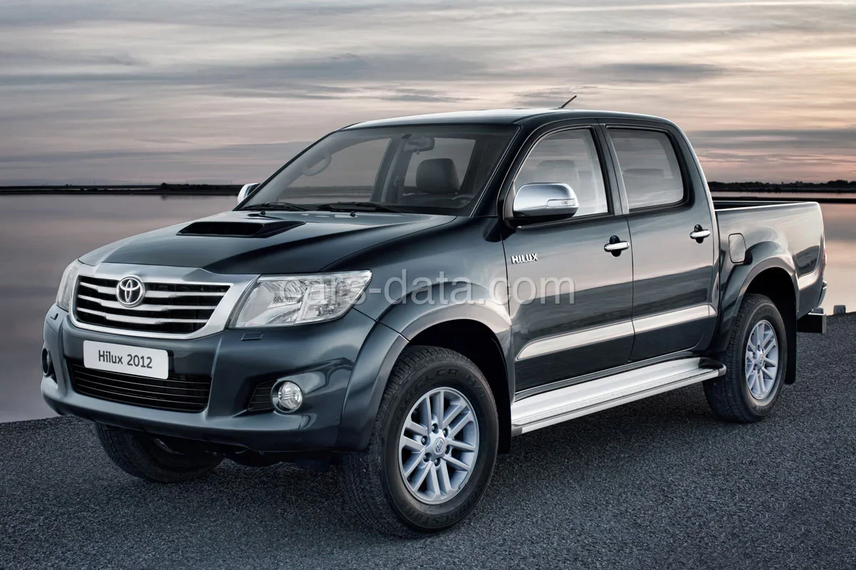 Toyota Hilux Double Cab 2.5 D-4D-F 4WD VX 2012 front view