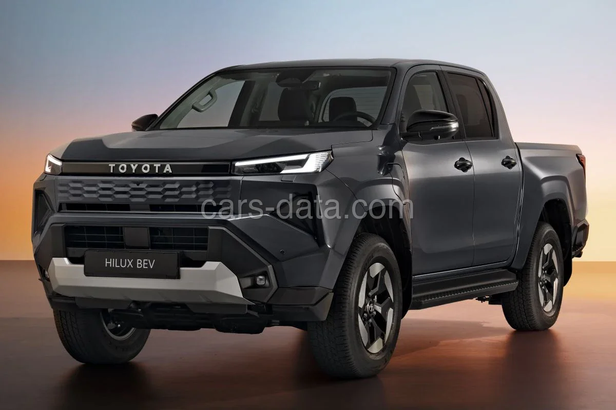 Toyota Hilux Electric 59.2kWh Challenger 2026 front view