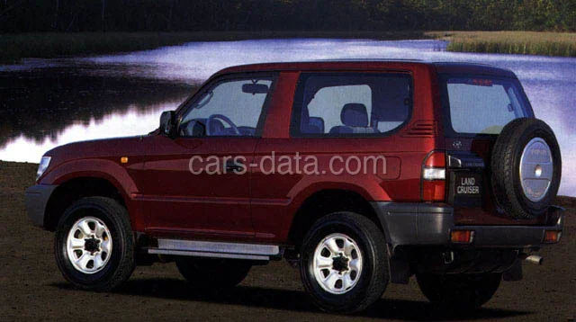 Toyota Land Cruiser 90 3.0 TD 1996 front view