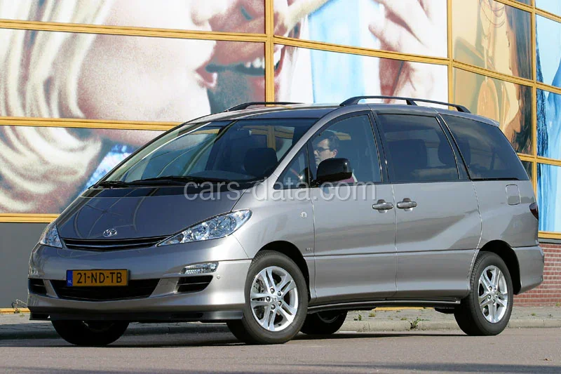 Toyota Previa 2.0 D4-D Linea Soleil 2004 front view