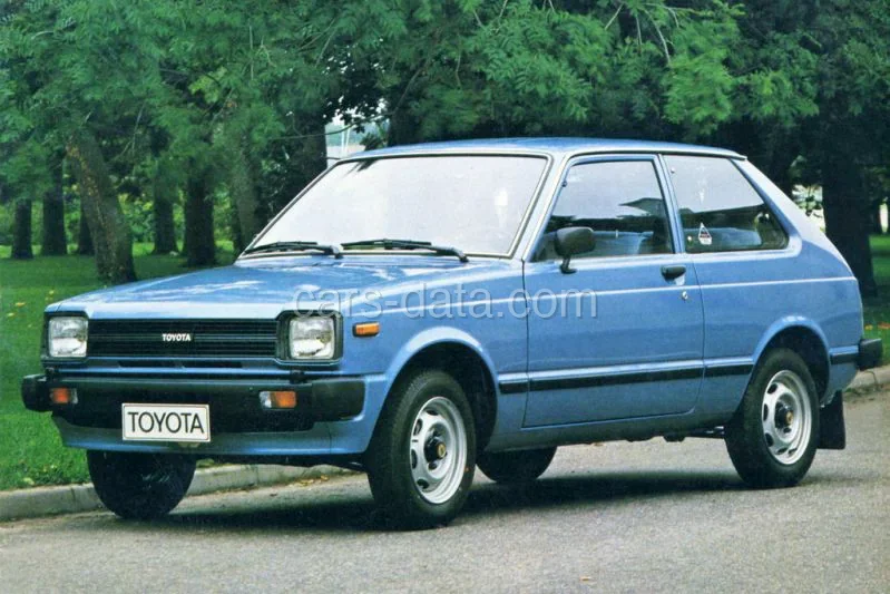 Toyota Starlet 1.0 1982 front view