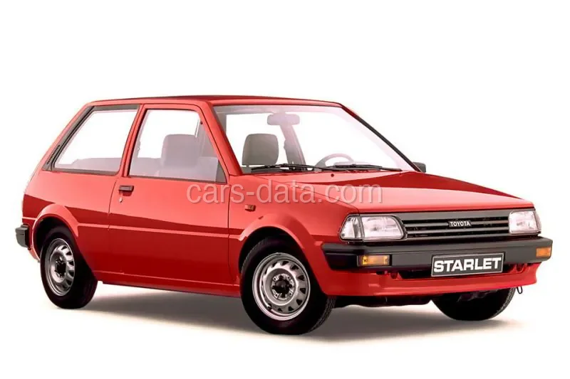 Toyota Starlet 1.3 S 1986 front view