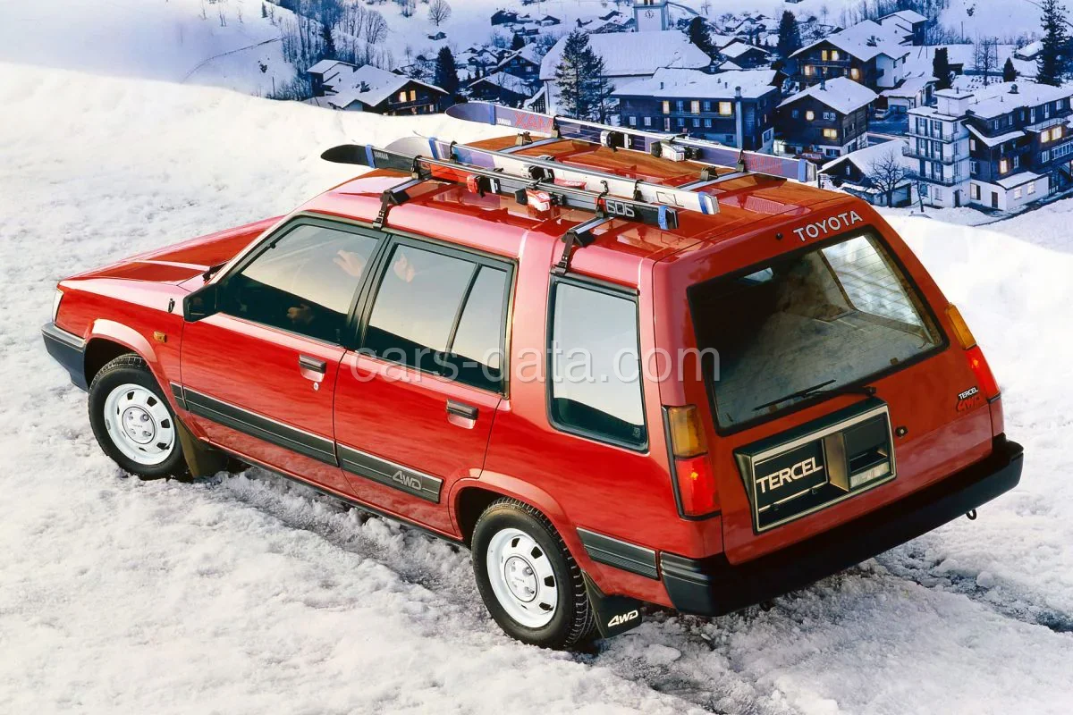 Toyota Tercel 1.5 4WD 1983 front view