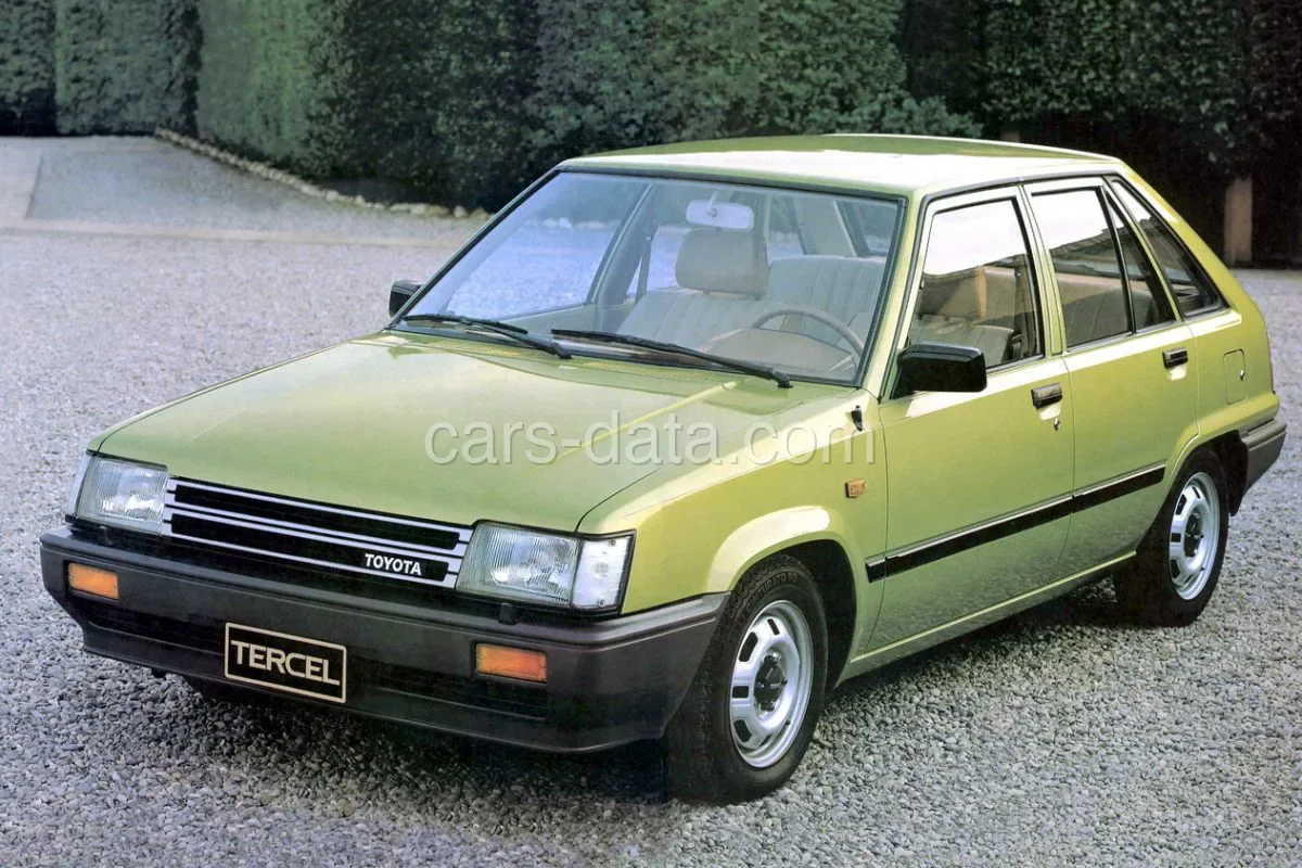 Toyota Tercel 1.3 DX 1982 front view