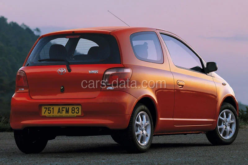 Toyota Yaris 1.4 D4-D Linea Sol 2002 front view