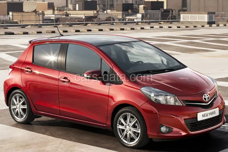 Toyota Yaris 1.0 VVT-i Acces 2012 front view
