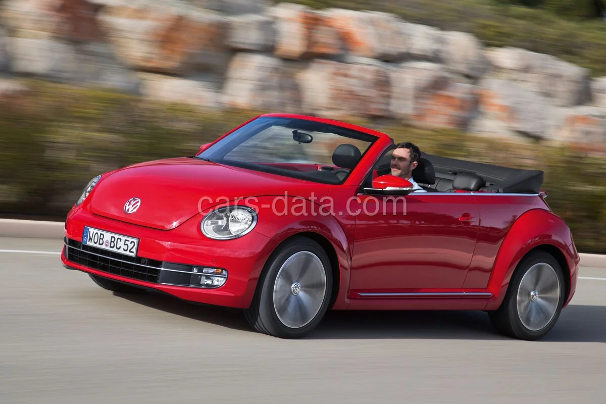 Volkswagen Beetle Cabrio 1.2 TSI Design 2013 front view