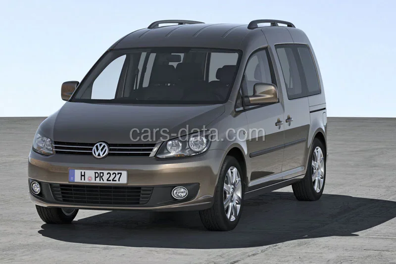 Volkswagen Caddy Combi 2.0 EcoFuel Highline 2011 front view