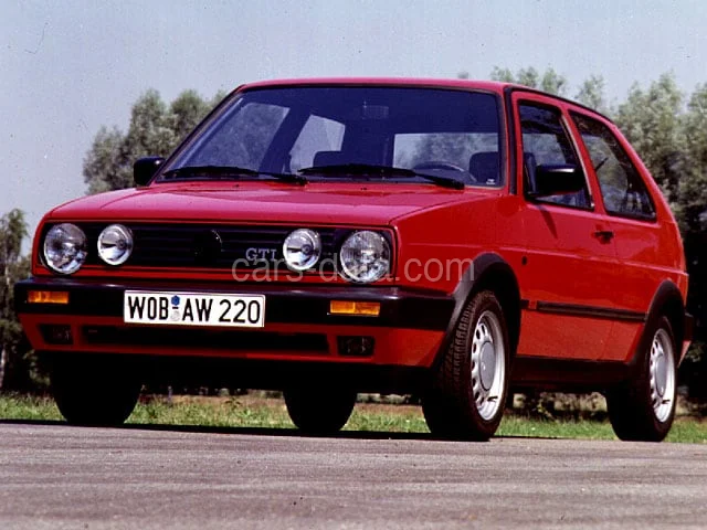 Volkswagen Golf GTI 1986 front view