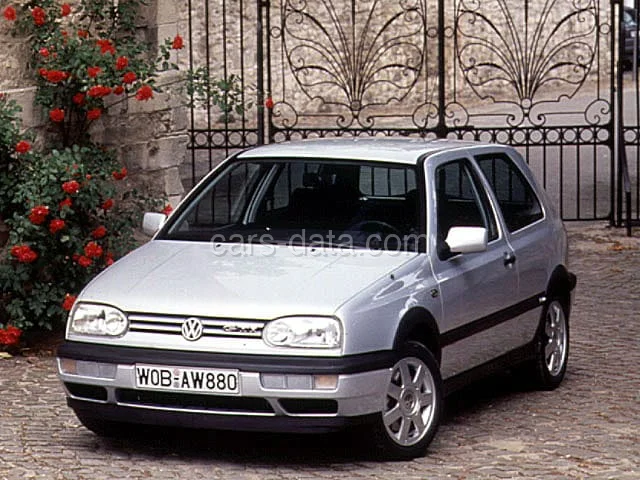 Volkswagen Golf 2.0 GTI 1991 front view