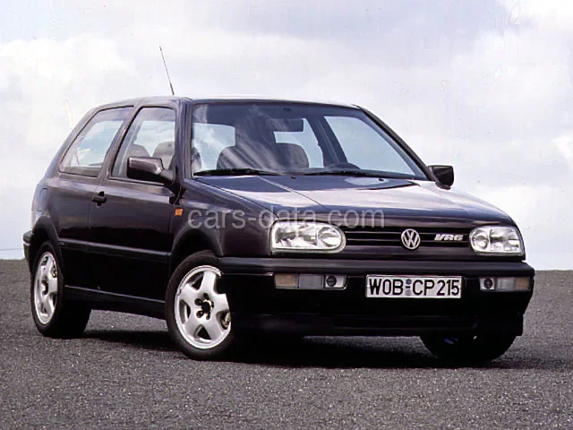 Volkswagen Golf 2.9 VR6 Syncro 1995 front view