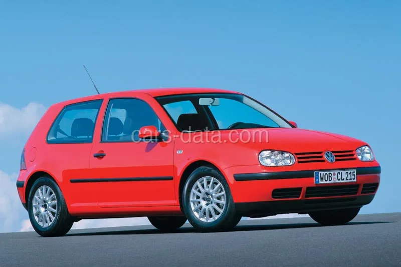 Volkswagen Golf 2.0 2001 front view