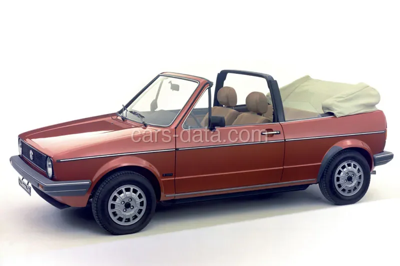 Volkswagen Golf Cabriolet GLS 1979 front view