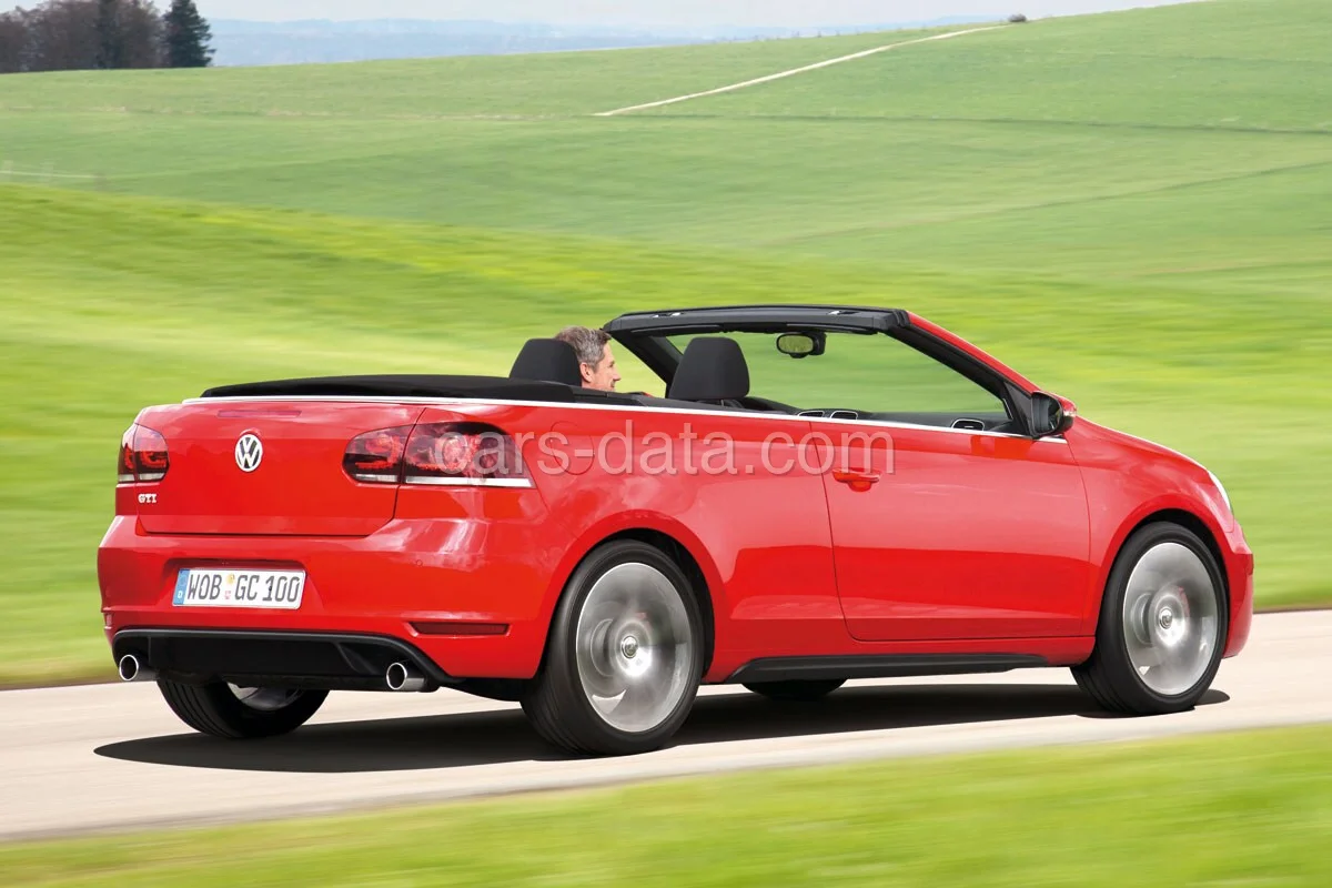 Volkswagen Golf Cabriolet 2.0 TSI R 2013 front view
