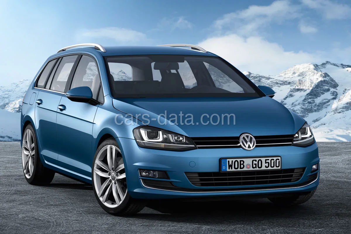 Volkswagen Golf Variant 2.0 TSI 4Motion R 2015 front view