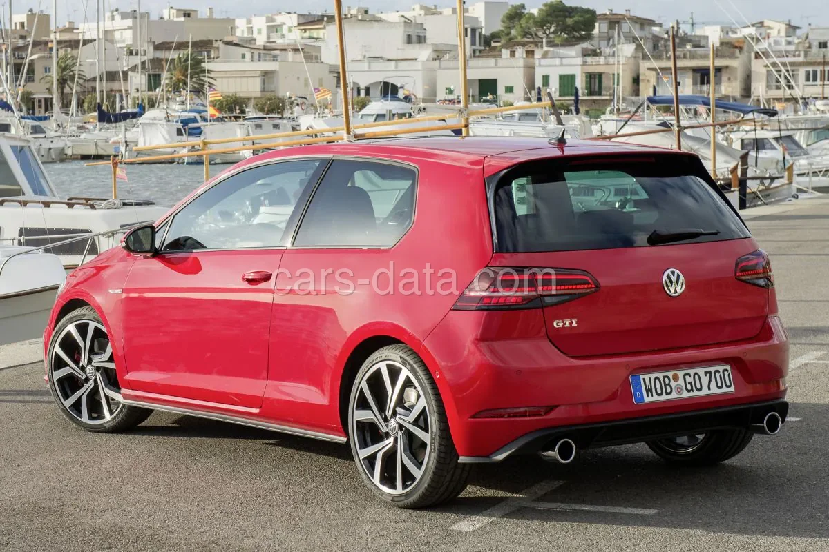 Volkswagen Golf 2.0 TSI GTI 2017 front view