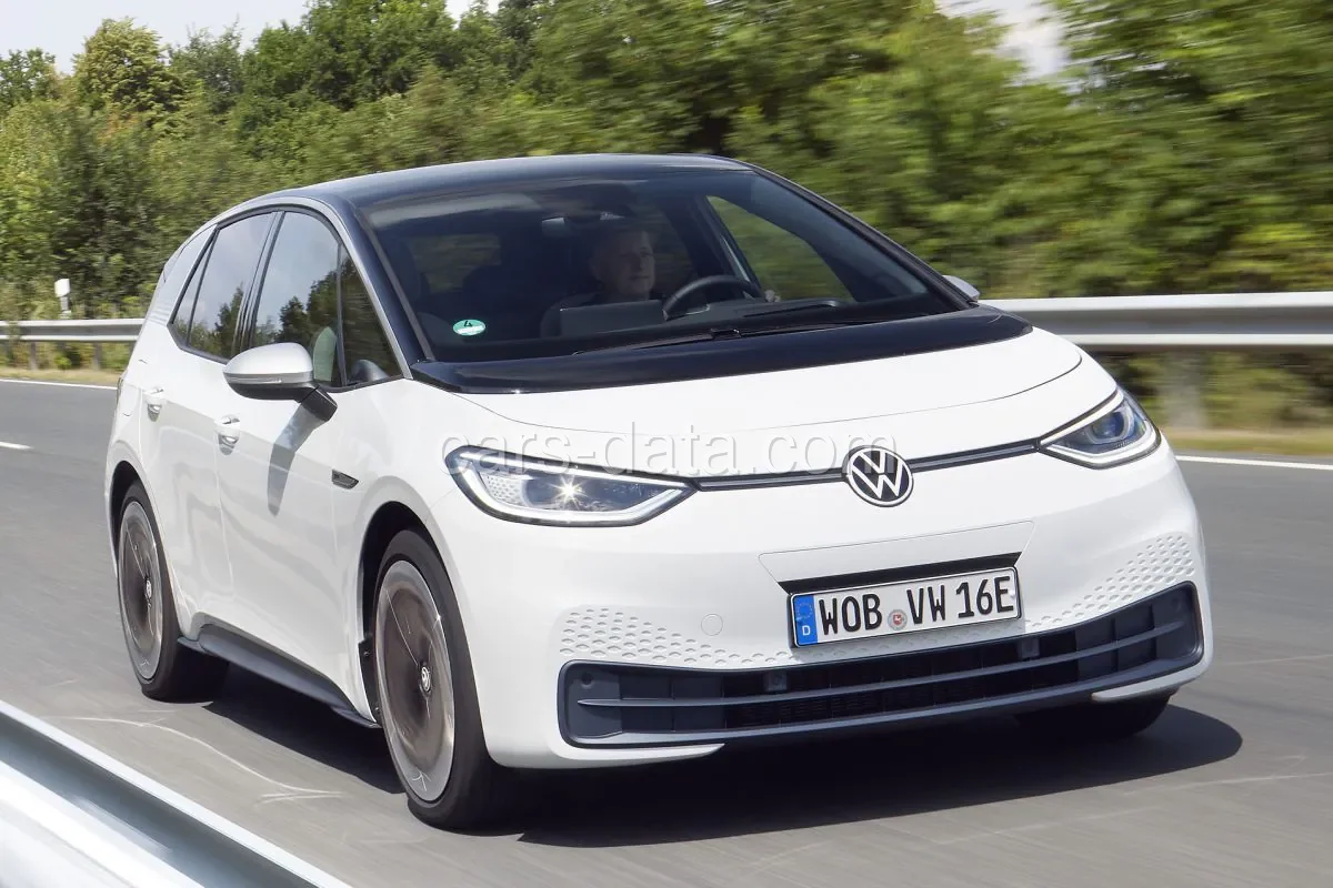 Volkswagen ID.3 58kWh 1st Plus 2020 front view