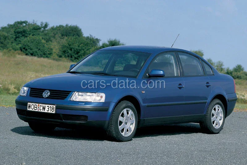 Volkswagen Passat 2.3 VR5 Syncro Highline 1998 front view