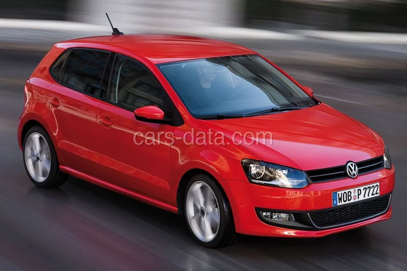 Volkswagen Polo 1.4 Trendline 2009 front view