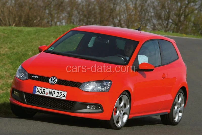 Volkswagen Polo 1.4 TSI GTI 2010 front view