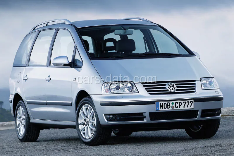Volkswagen Sharan 2.8 V6 Comfortline 2000 front view