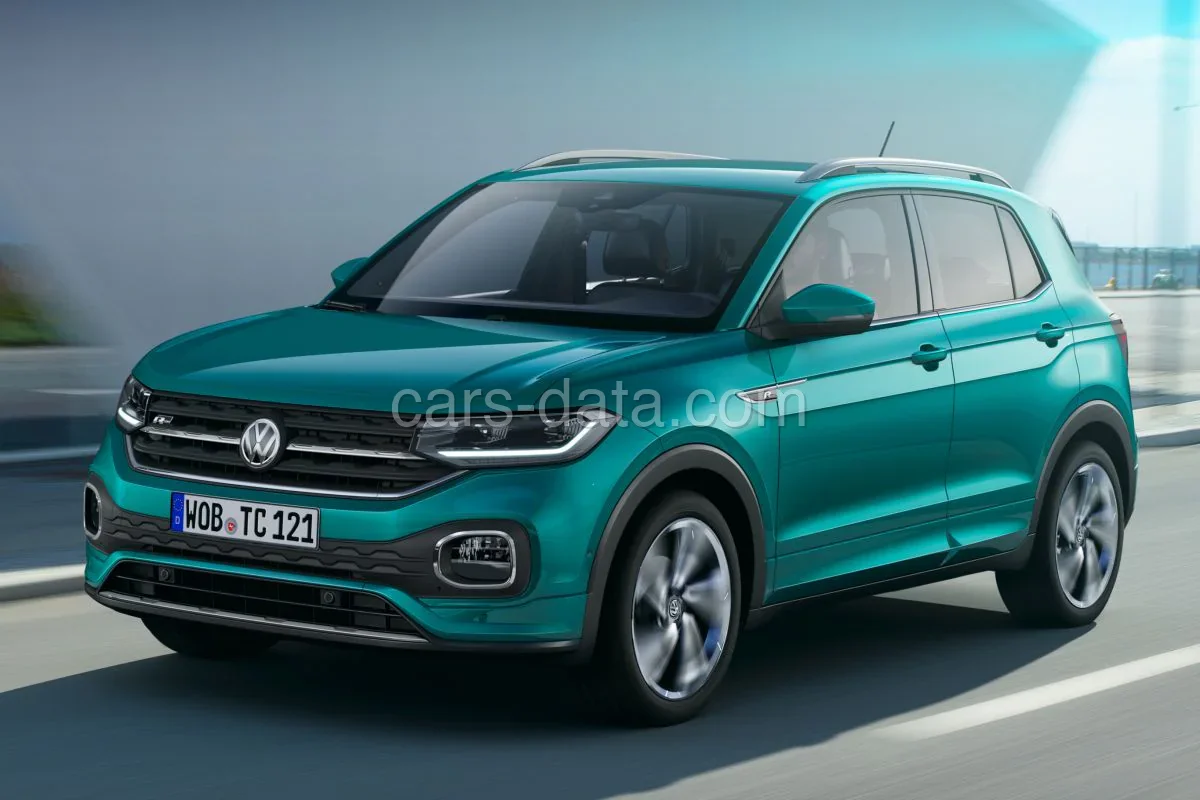 Volkswagen T-Cross 1.0 TSI 95hp Go 2021 front view
