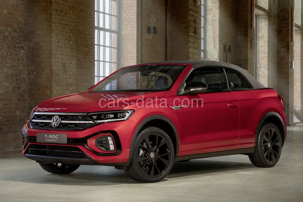 Volkswagen T-Roc Cabrio 1.5 TSI 150hp Style 2022 front view