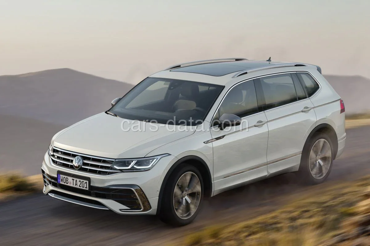 Volkswagen Tiguan Allspace 1.5 TSI 150hp 2021 front view
