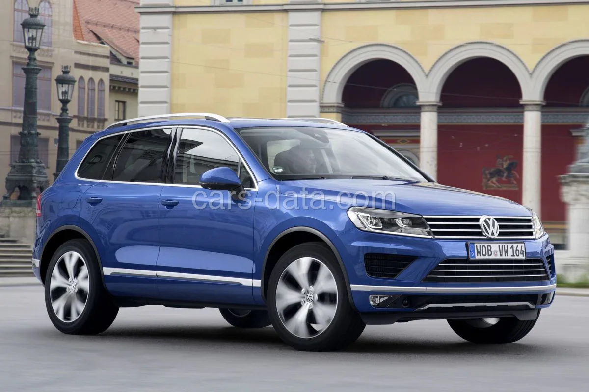 Volkswagen Touareg 3.0 V6 TDI BMT 2014 front view