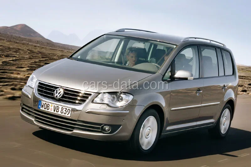 Volkswagen Touran 1.6 Optive 2008 front view