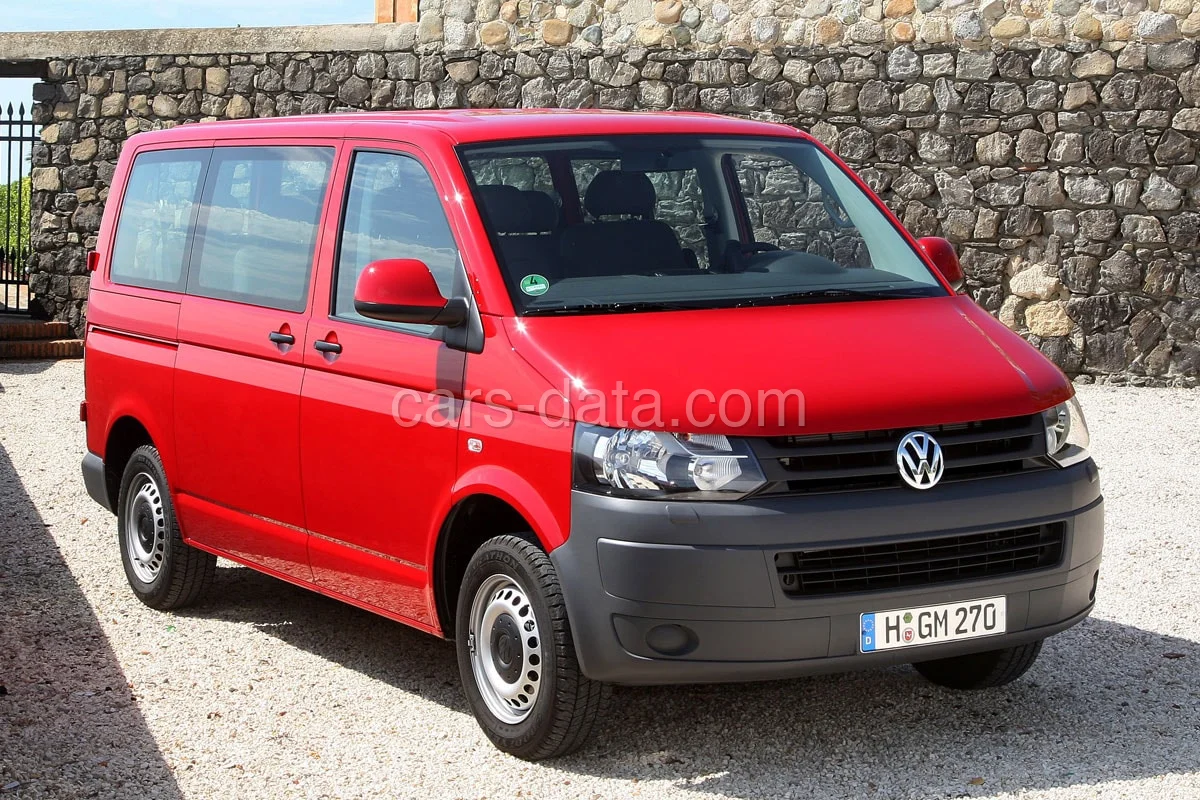 Volkswagen Transporter L2H1 28 2.0 Highline 2012 front view