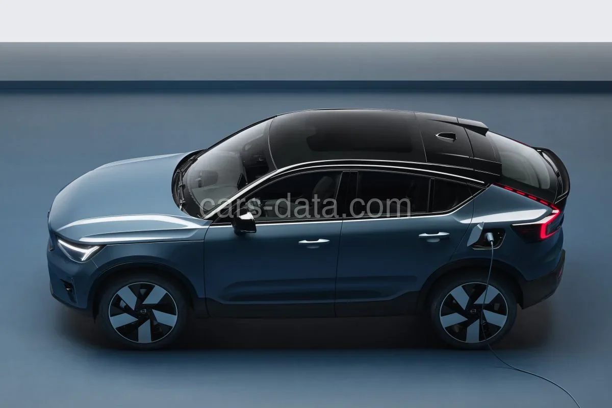 Volvo C40 Recharge Twin Plus 2023 front view