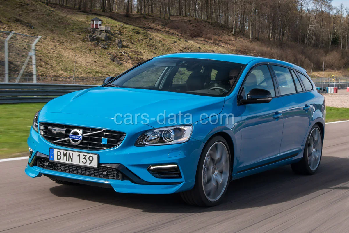 Volvo V60 Polestar 2014 front view